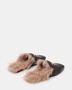 ROMEO FAUX FUR BROWN  Famous | Online Store