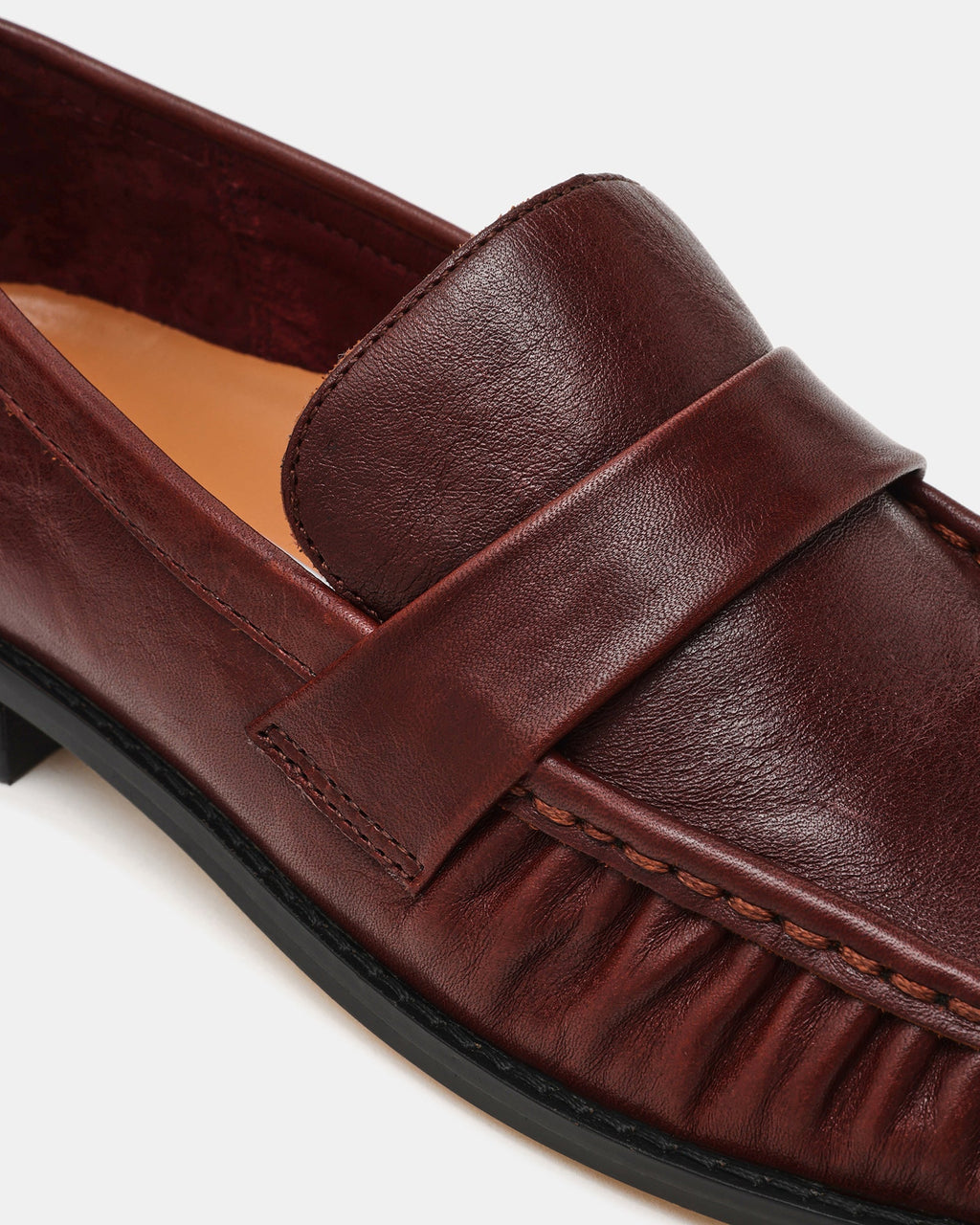 RONIE MAHOGANY LEATHER  Famous | Online Store