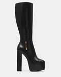 SCORN BLACK LEATHER  Famous | Online Store