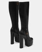 SCORN BLACK LEATHER  Famous | Online Store