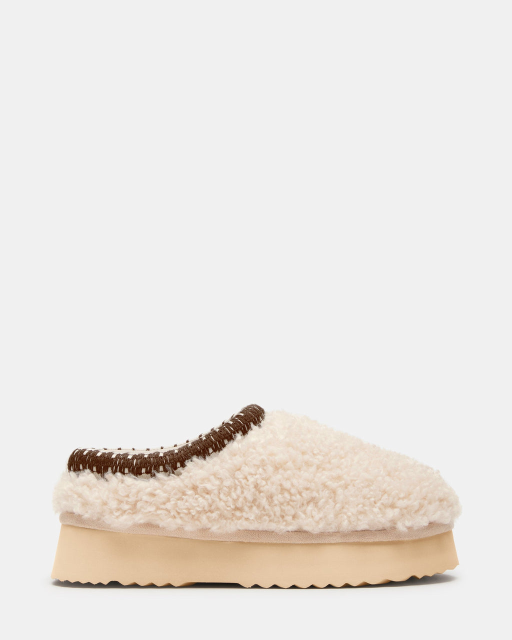 SELENA FAUX SHEARLING NATURAL  Famous | Online Store