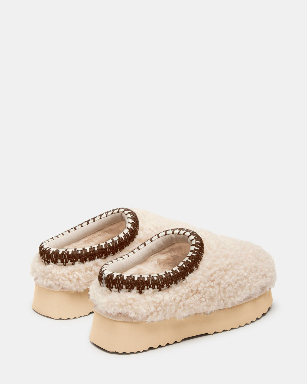 SELENA FAUX SHEARLING NATURAL  Famous | Online Store