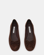 Elevate Your Style with the SELMA BROWN SUEDE Ballet Flat  Famous | Online Store