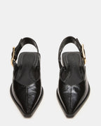 SHAY BLACK LEATHER  Famous | Online Store