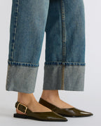 SHAY OLIVE LEATHER  Famous | Online Store