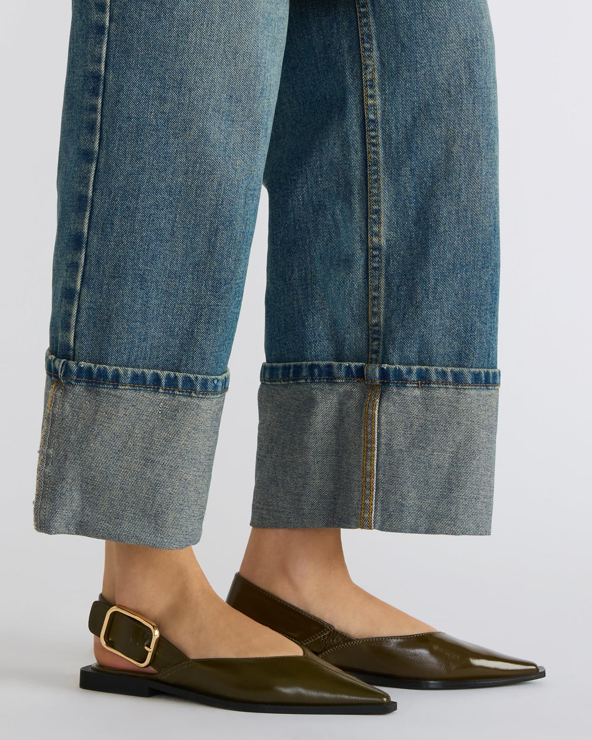 SHAY OLIVE LEATHER  Famous | Online Store