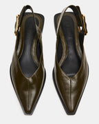 SHAY OLIVE LEATHER  Famous | Online Store
