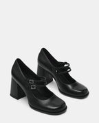 SIGGY BLACK LEATHER  Famous | Online Store