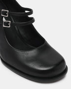 SIGGY BLACK LEATHER  Famous | Online Store