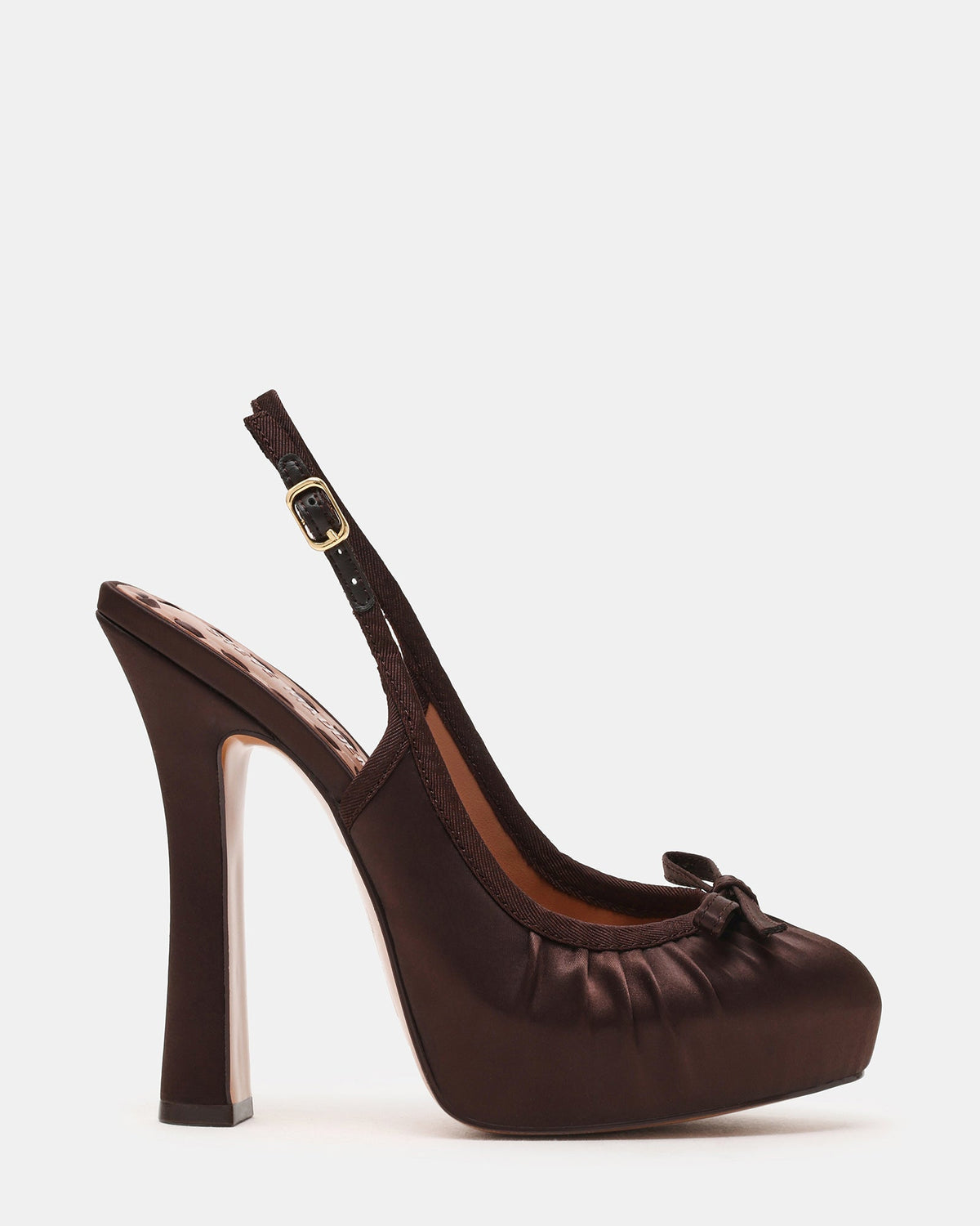 SOFIE BROWN SATIN  Famous | Online Store
