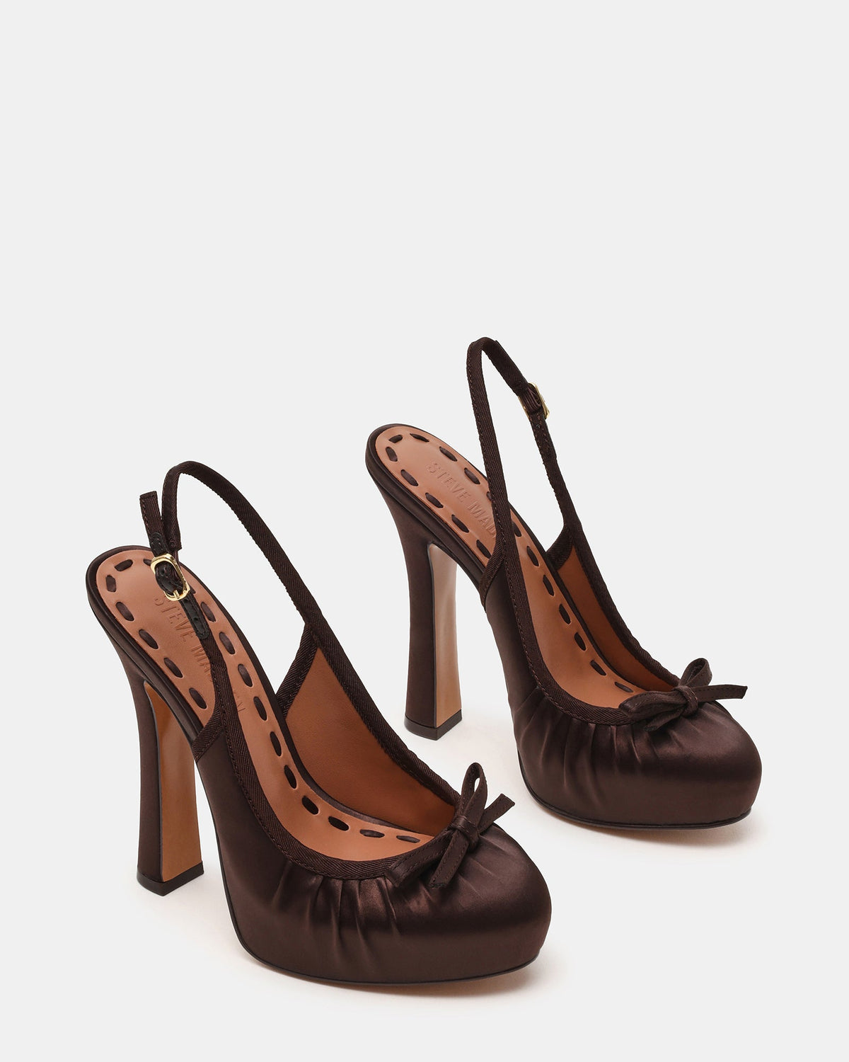 SOFIE BROWN SATIN  Famous | Online Store