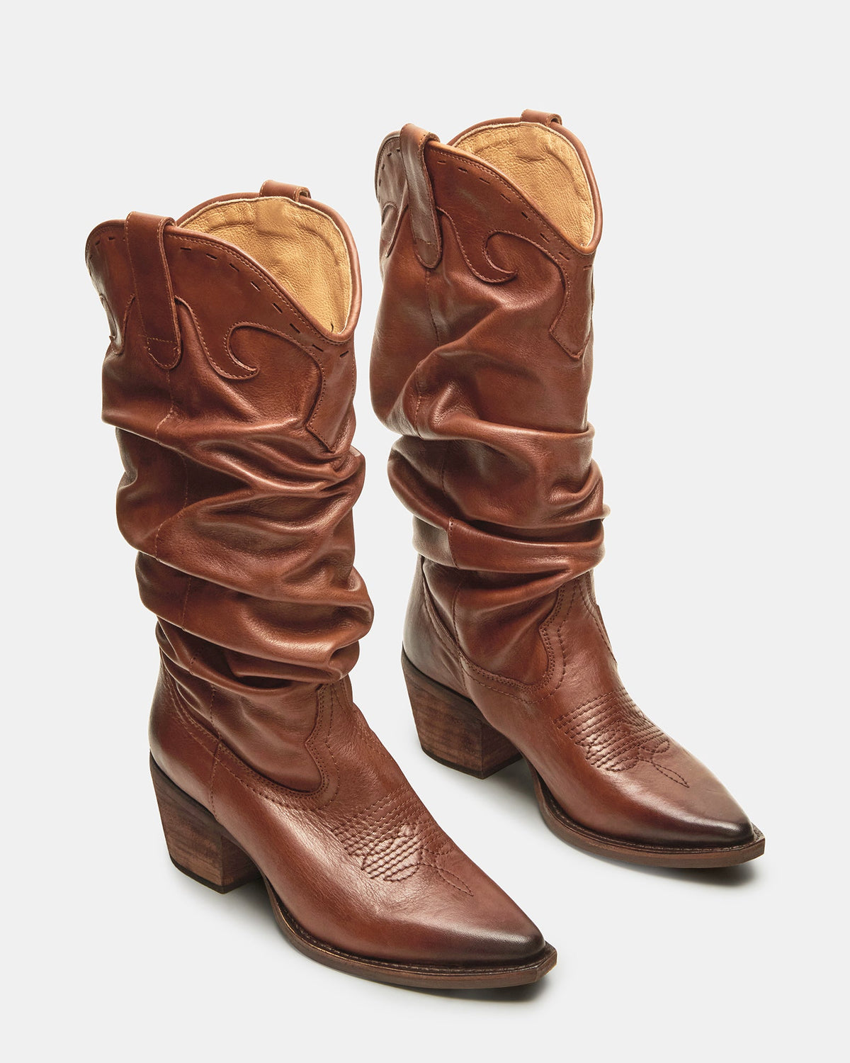STAGE COGNAC LEATHER  Famous | Online Store