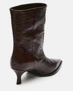 STARLA OSTRICH BROWN LEATHER  Famous | Online Store