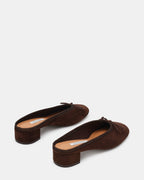 STEFFI MULE BROWN SUEDE  Famous | Online Store