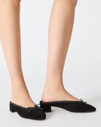 STEFFI MULE BLACK SUEDE  Famous | Online Store