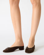 STEFFI MULE BROWN SUEDE  Famous | Online Store