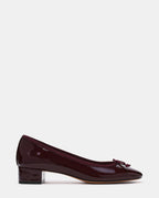 STEFFI DARK CHERRY PATENT  Famous | Online Store
