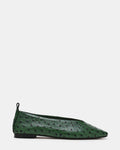 SWANKY OSTRICH GREEN LEATHER  Famous | Online Store