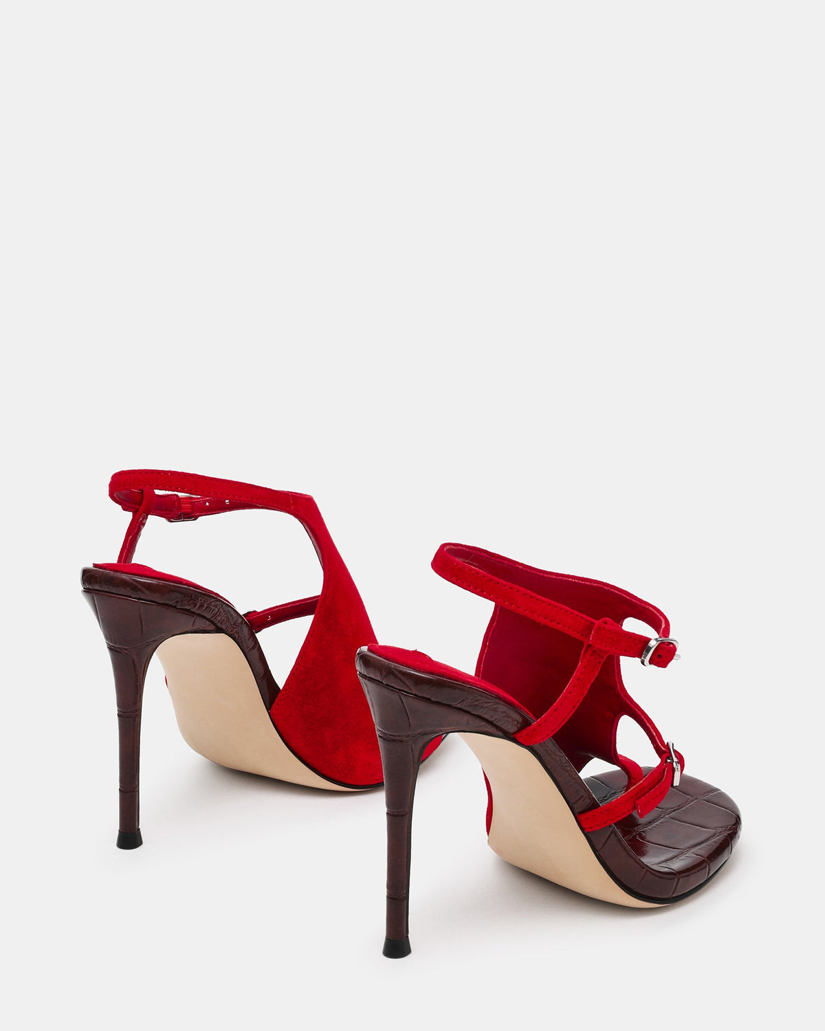 TALLIE RED SUEDE  Famous | Online Store