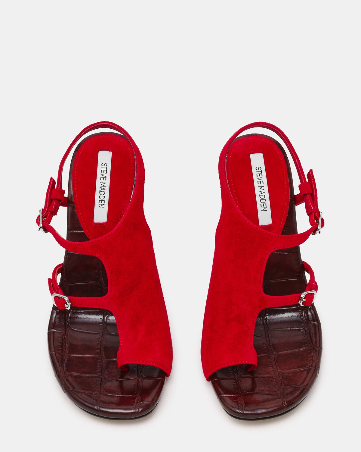 TALLIE RED SUEDE  Famous | Online Store