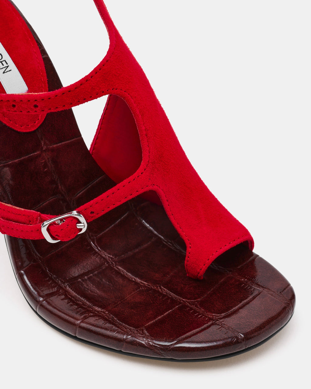 TALLIE RED SUEDE  Famous | Online Store