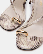 TIA BEIGE SNAKE  Famous | Online Store
