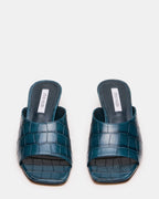 TRINA BLUE CROCODILE  Famous | Online Store
