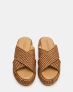 TULUM BROWN RAFFIA  Famous | Online Store