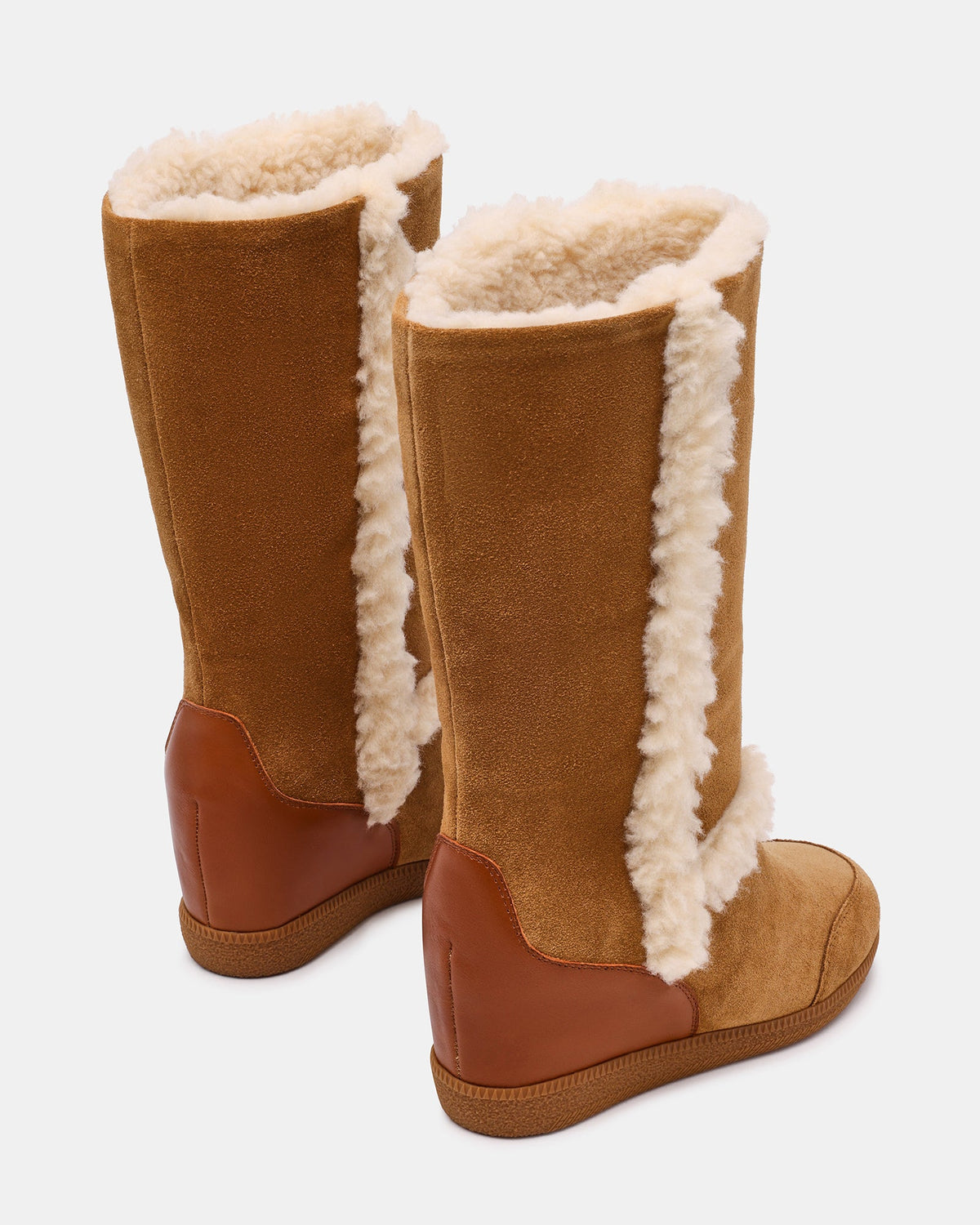 WOODSIDE FAUX FUR CHESTNUT SUEDE  Famous | Online Store