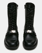 YUNA BLACK LEATHER  Famous | Online Store