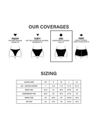 SLEEK 'N CHIC BIKINI BOTTOM BLACK  Famous | Online Store