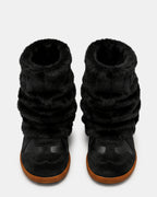 MAVIS FAUX FUR BLACK SUEDE  Famous | Online Store